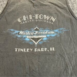 Harley Davidson Chi-Town Tinley Park IL Tank Top 3XL